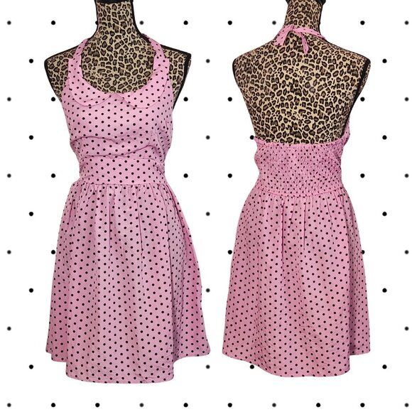 Multi style Pink polka dot dress - Picture 1 of 5